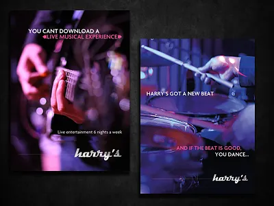 Cant Download a Live Musical Experience blues flyer guitar liveband music poster