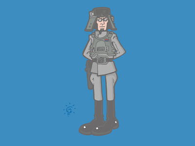 Star Wars: AT-AT commander character design personal illustration