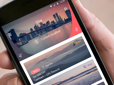 Discount finder app discount finder location sidemenu store ui