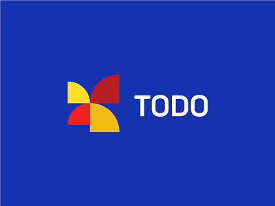 Todo Logo Design brand clen company logotype red simple spain todo yellow