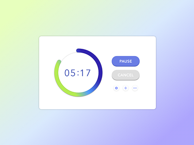 Countdown timer clock countdown dailyui day014 time timer ui