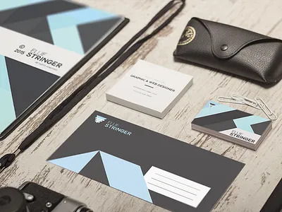 Personal Stationery branding design hipster crap mockup print stationery