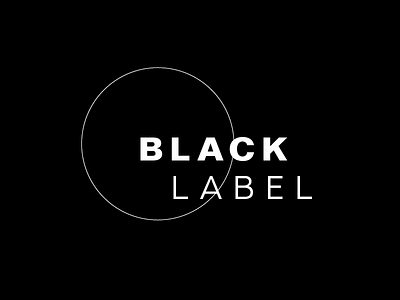 Black Label black brand kitchen logo minimal petersburg underground