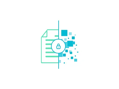 Encryption Icon cryptography dual colour encryption minimalist security