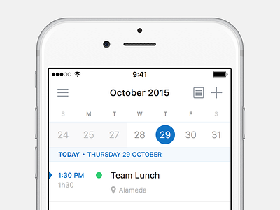 Outlook 2.0 calendar ios outlook 🌅