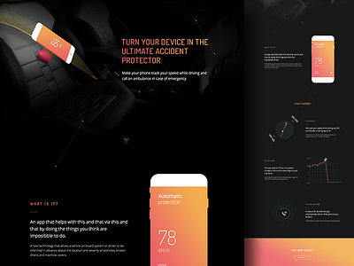 Car Safety app accidents app car design marin sotirov mobile safety
