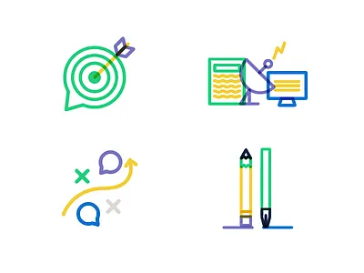 Custom Line Icons icon line overlay
