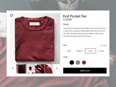 Daily UI #12 commerce daily ui e commerce shop shopping t shirt ui ux