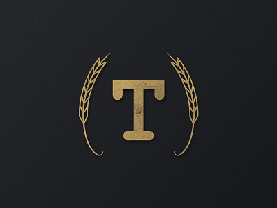 Icon from a branding project banding dark golden icon logo monterrey organic t wheat