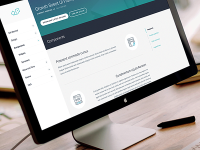 Growth Street Style Guide components css framework ui web