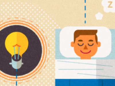 Automatic light dimmer future illustration lamp lighting russell tate russelltatedotcom sensor sleeping