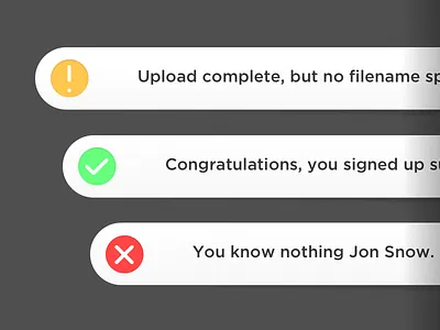 Flash message dailyui error sucess flash sketch