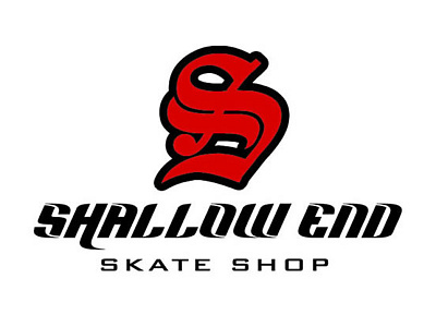 Shallow End Logo design shallow end skateboard logo design