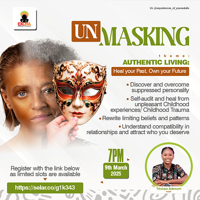 UNMASK FLYER DESIGN branding graphic design