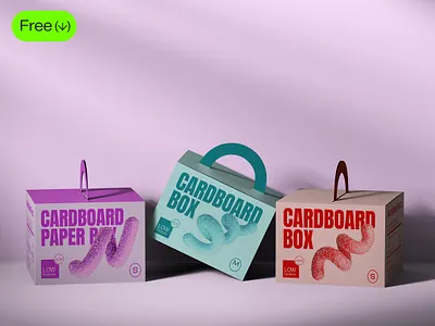 Free Cardboard Box Mockups box mockup cardboard box cardboard paper box carton box corrugated packaging box gift box mockup packaging mockup paper box mockup