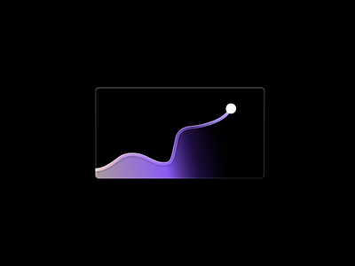 Smooth Gradient Graph - UI 3d charts dark devdock glass gradient graphs icon kit line modal purple skeumorphism smooth soft ui ui views widget