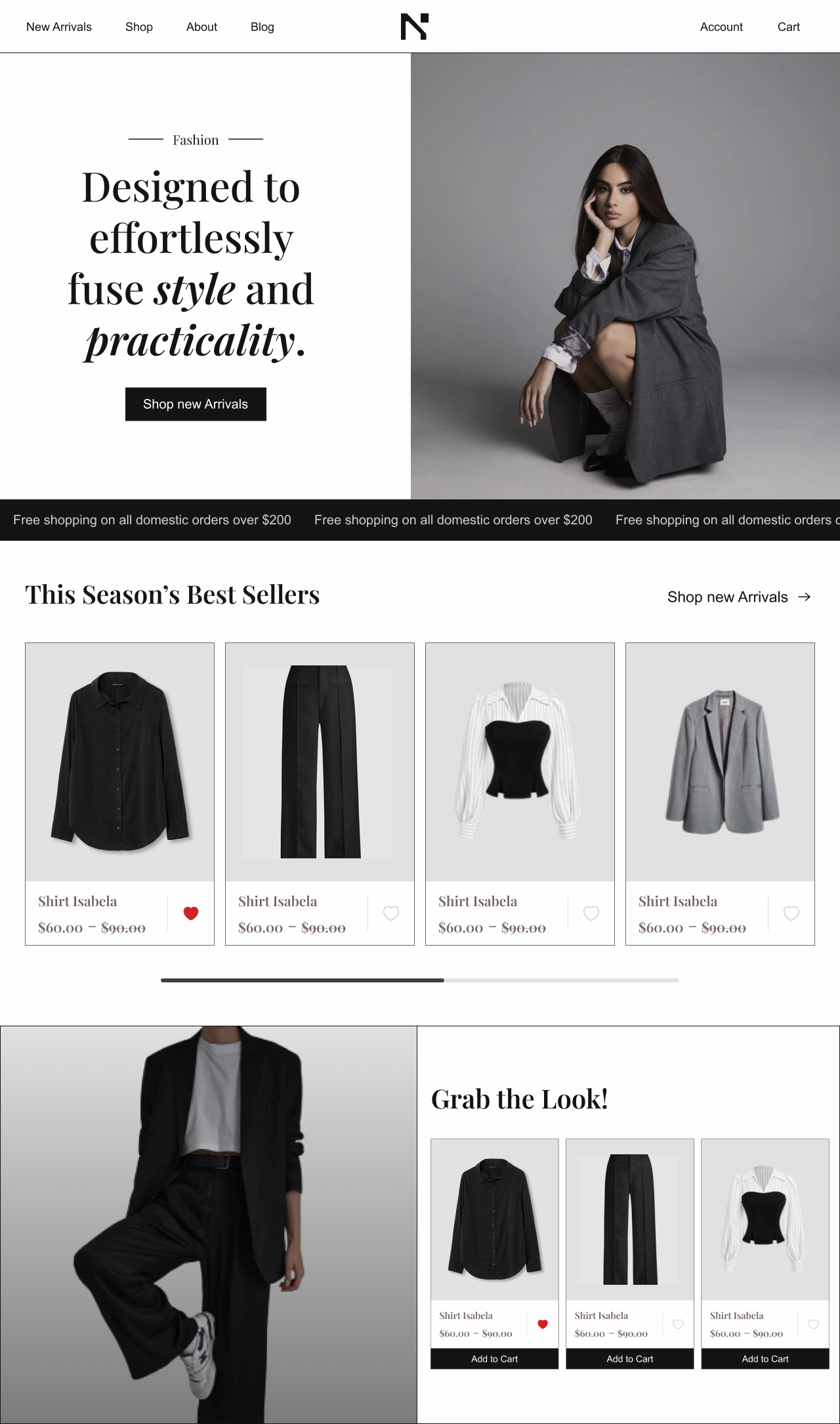 Fashion Street Landing Page adobe xd app design ecommerce fashion figma graphic graphic design header home page landing page shop ui uiux ux web website website design website landing page