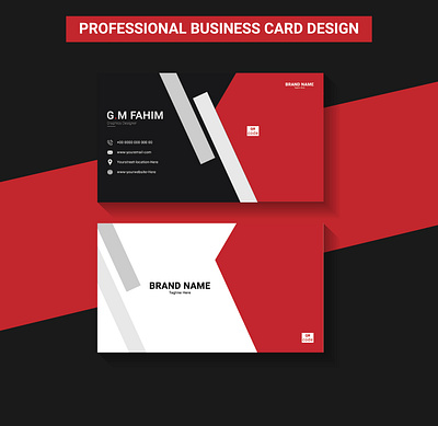 Uniqe & Professional Business Card Design brochure business card card flyer id card illustrator photoshop poster