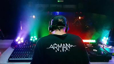 ARMANBASS Branding and Logo Design branding dj graphic illustration logo design music producer screenprinting t shirt design