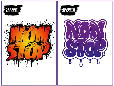 Hip-Hop Inspired Graffiti Lettering Design graphic design tshirt tshirtdesign