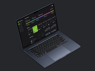 Price Pulse - Dashboard UI chart crypto crypto dashboard dark theme dashboard data fintech product design saas ui design uidesign uxdesign webapp