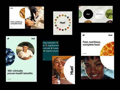 Huel Ad's ad billboard branding design food graphic design healthy identity logo marketing nutrition poster social sports