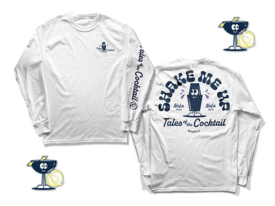 Tales of the Cocktail - '24 character illustration mascot merch