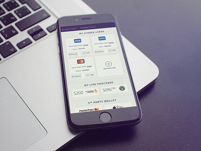 Payment Wallet - Cellpoint Mobile app app design cards mobile mobile payment payment payment wallet wallet