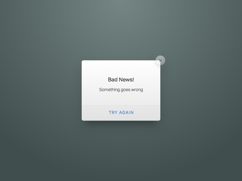 Example of Flash Message
