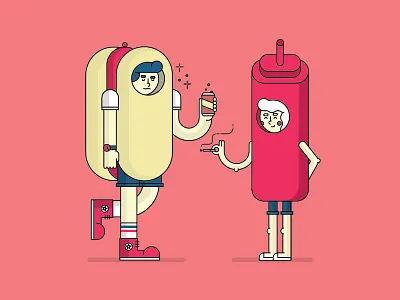 Halloween character dressup flat halloween holliday outline vector