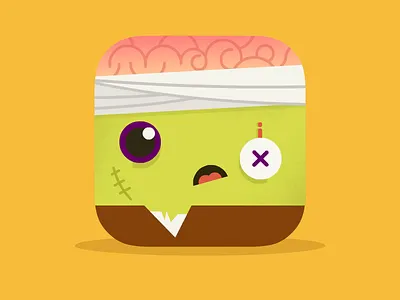 Zombie Icon - Halloween is coming! app icon graphic halloween icon icon design illustration mobile monster vector zombie