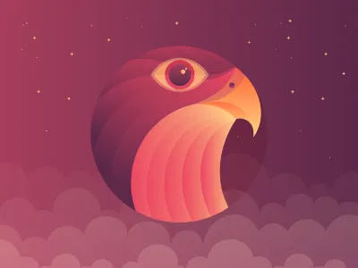 Falcon experiments falcon illustration