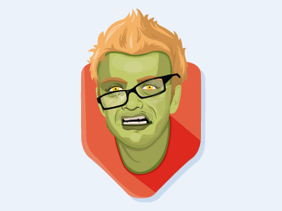 Spooky Zombie Avatar Head avatar face halloween head profile scary spooky wall zombie