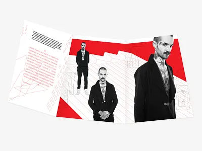Lookbook booklet for Anastasya Kizilova booklet fashion graphic illustration lookbook vector