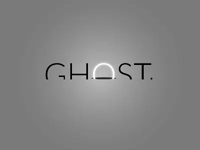 LogoADay 002: Ghost branding company naming concept logo design