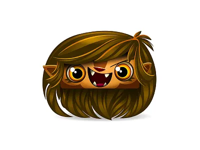 Happy Monsters #10 character design halloween horror illustration lycanthrope monster vector werewolf wolf