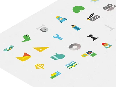 Icons Bufnita din Tei brand children colored icons identity