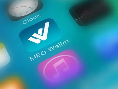 Meo Wallet Icon blue homescreen icon ios ios8 iphone meo