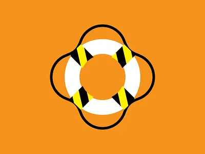 Life Saver construction dead. life safer logo tube