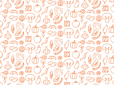 Pattern cheese food pattern veggies