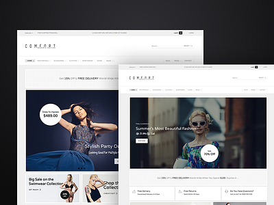 Comfort - Premium WordPress Commerce Theme commerce shop shopfront theme woocommerce wordpress