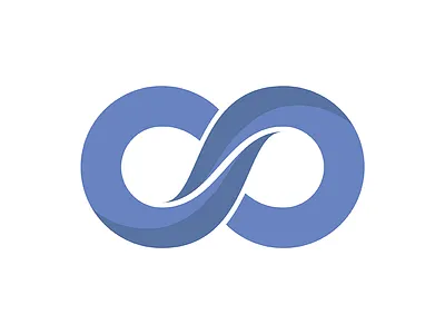 Connexion Logo blue connexion friendship infinity logo water