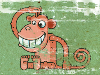 Monkey animals monkey vector