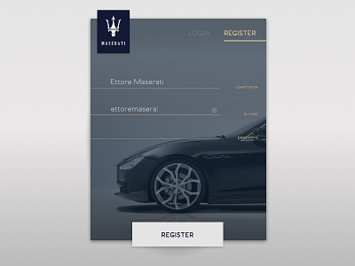 daily UI 00 - Login/Register daily login register ui