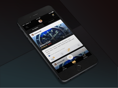 Watch Community App community dark feed ios ui watches