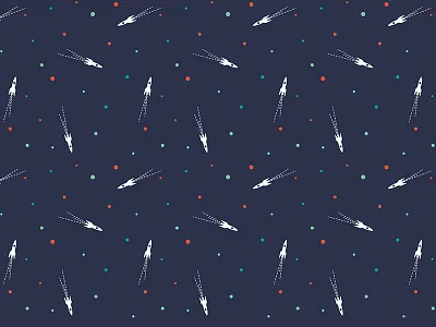 Rocket Ship Pattern astronaut astronomy illustration illustrator outer space pattern rockets small pattern space space ship surface design vector