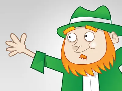 St. Patty cartoon illustration vector