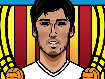 David Silva WIP david silva football illustration manchester mancity mcfc soccer spain valencia vector