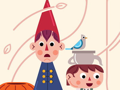 Over The Garden Wall beatrice cartoon character design fan art greg halloween illustration kids otgw over the garden wall wirt