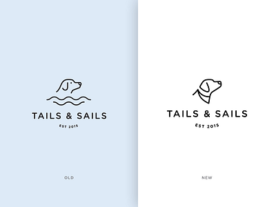 Logo update dog sails scarf tails update